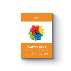Bloco de Cartolinas A4 - 180 gr 25 Fls