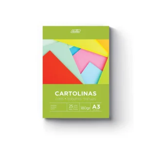 Bloco de Cartolinas A3 - 180 gr 25 Fls