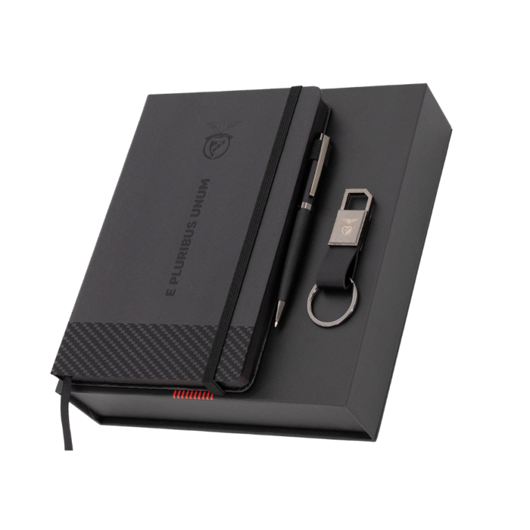 Cjt SLB Bloco de Notas + Caneta Premium + P. Chaves Quiosque Sem Limites