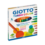 Marcadores de Feltro Giotto Turbo Color -12