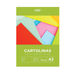 Bloco de Cartolinas A3 - 180 gr 25 Fls