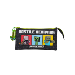 Estojo Triplo Minecraft