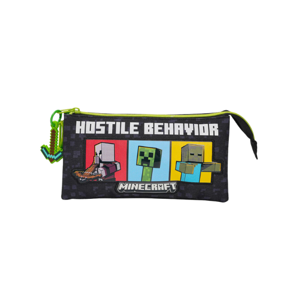 Estojo Triplo Minecraft Quiosque Sem Limites