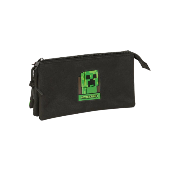 Estojo Triplo Minecraft Quiosque Sem Limites