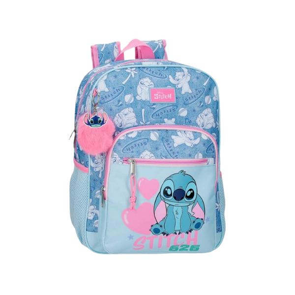 Mochila Stitch Hearts Quiosque Sem Limites