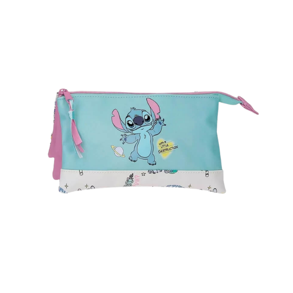 Estojo Triplo Stitch – Little Destrution Quiosque Sem Limites