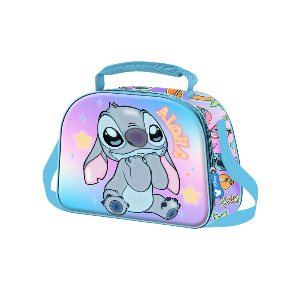 Lancheira Stitch Aloha 3D Quiosque Sem Limites
